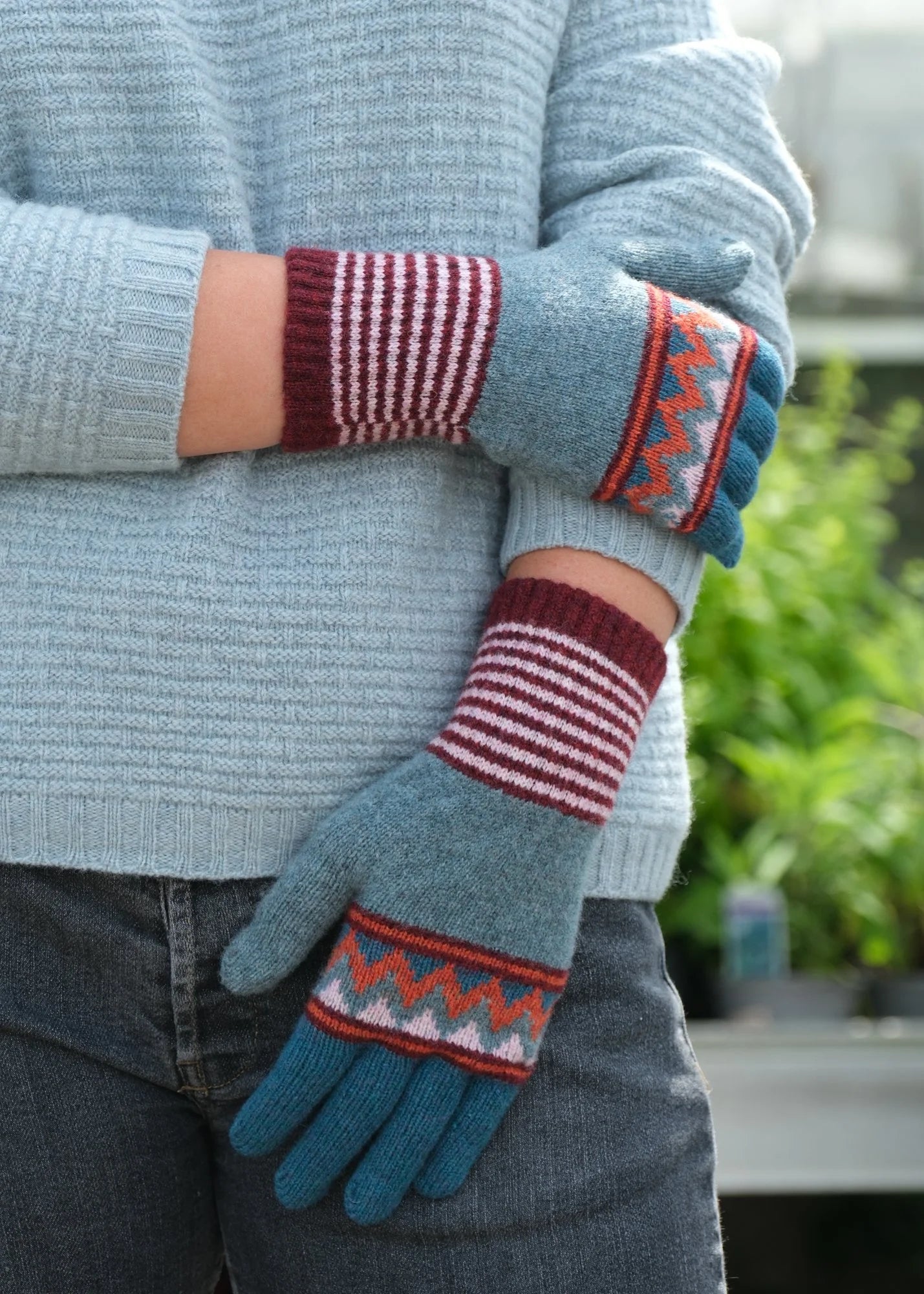Quinton + Chadwick Wave Gloves-Forest