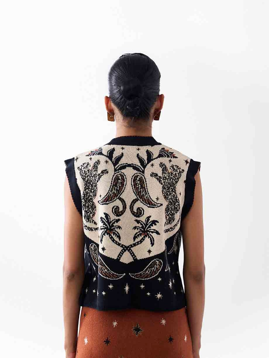 NOIB Lola Vest Nocturnal Jungle