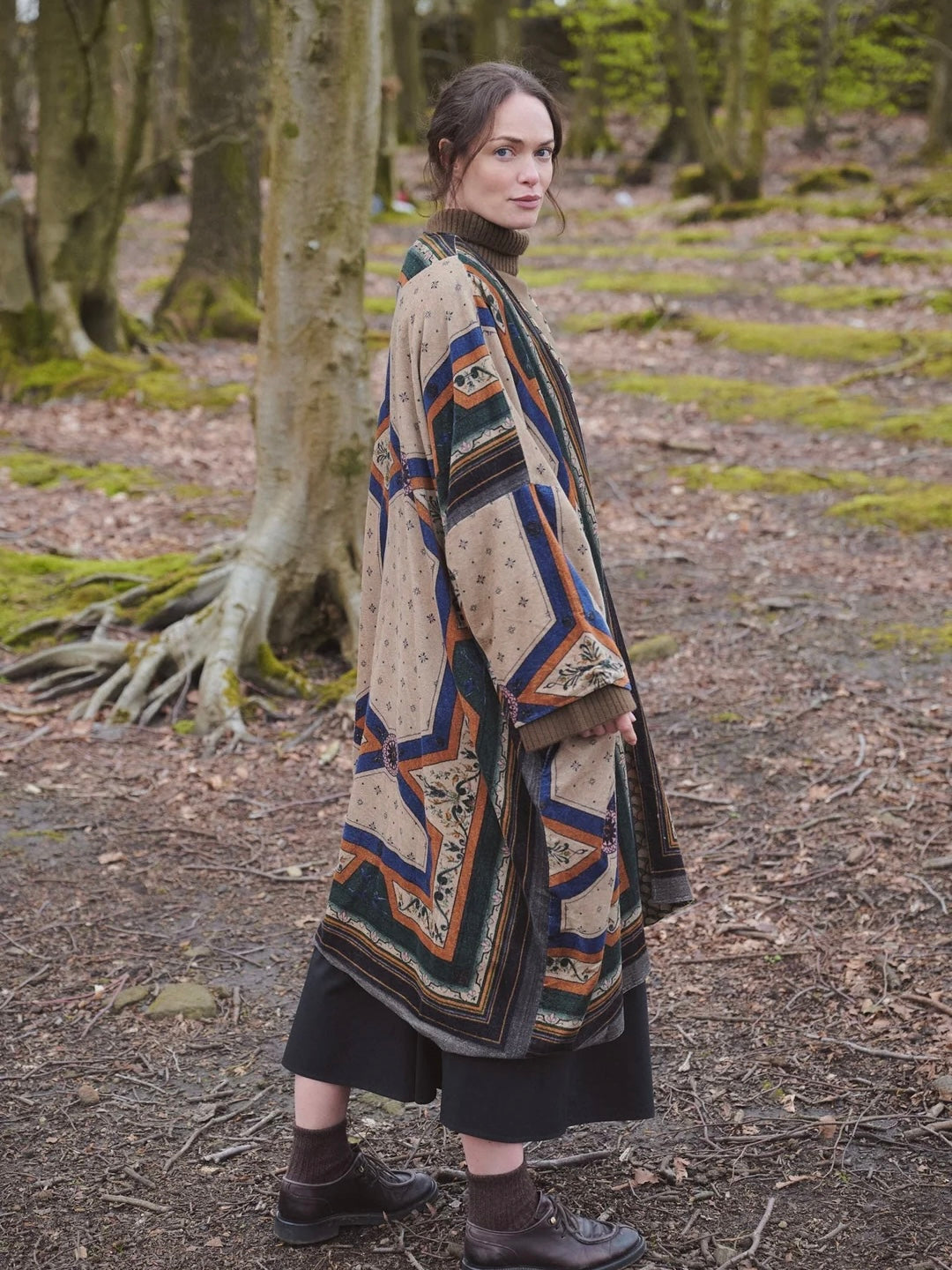 One Hundred Stars Fleur De Lys Sand Velvet Grande Jacket