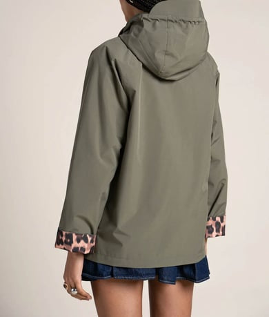 Flotte Archives Waterproof Jacket-Khaki/Leo