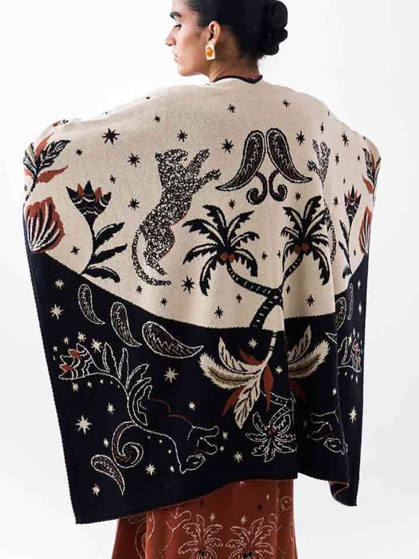NOIB Nocturnal Jungle Poncho