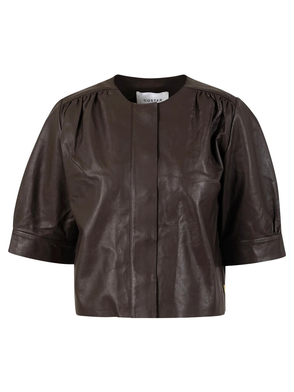 Coster Copenhagen Leather Jacket- Night Brown