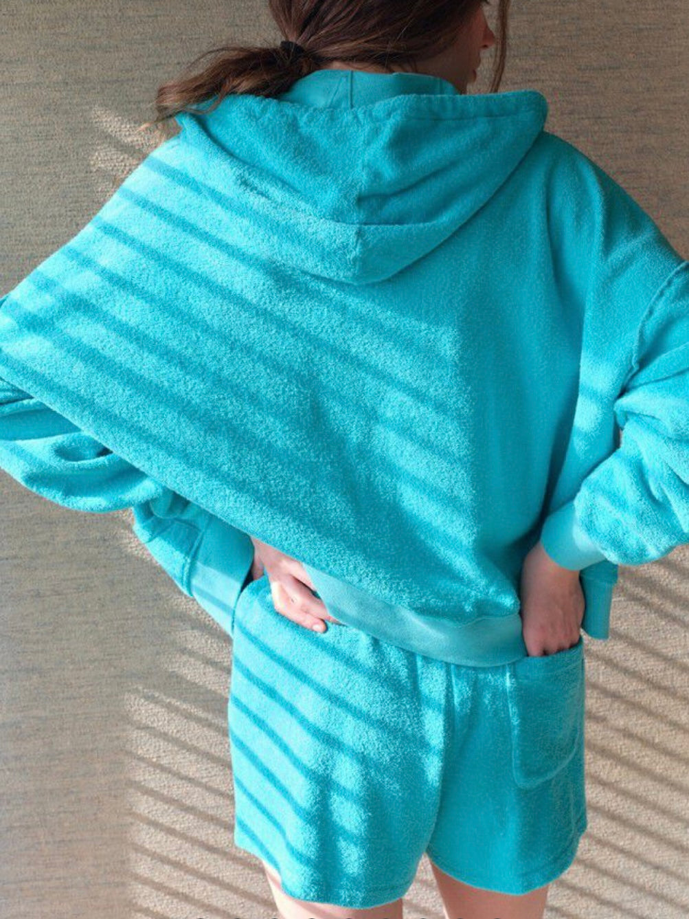 American Vintage Bobypark Shorts-Turquoise