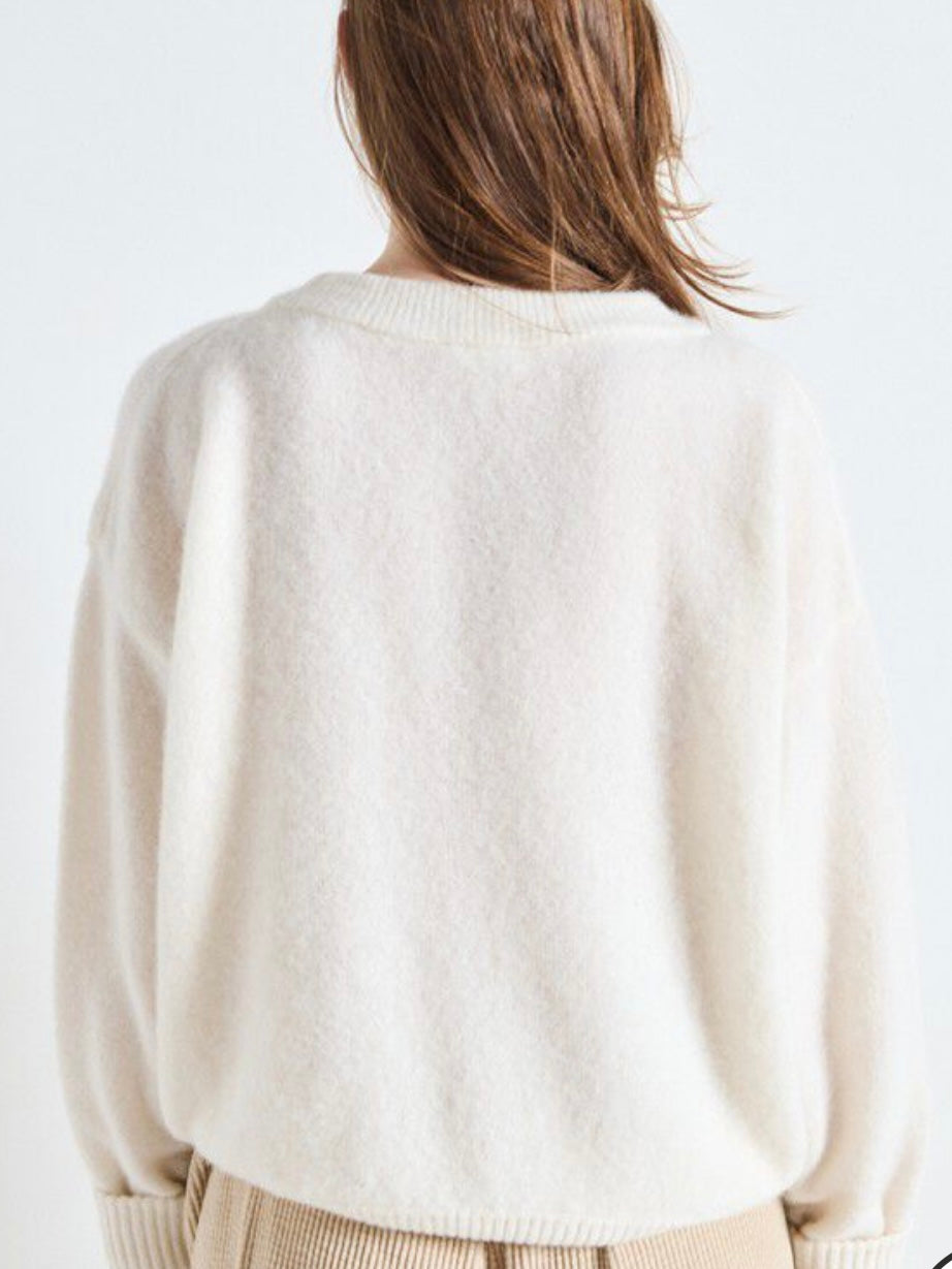 American Vintage Vitow Jumper White