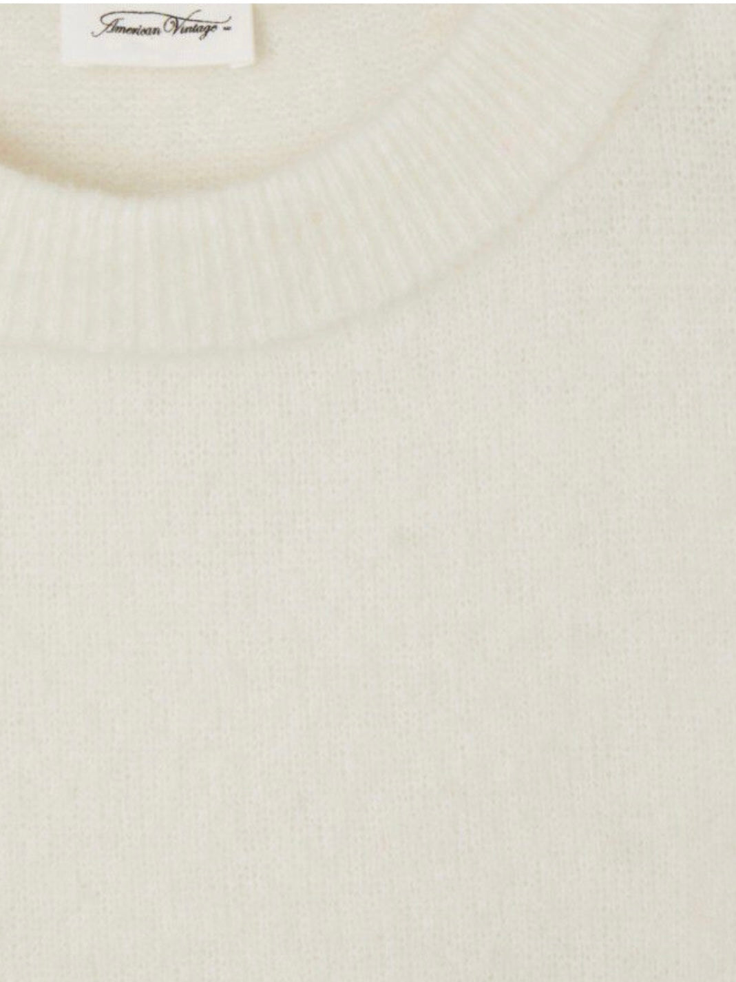 American Vintage Vitow Jumper White