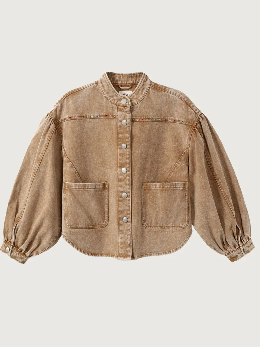 Me369 Roux Drill Rivets Jacket-Mustard