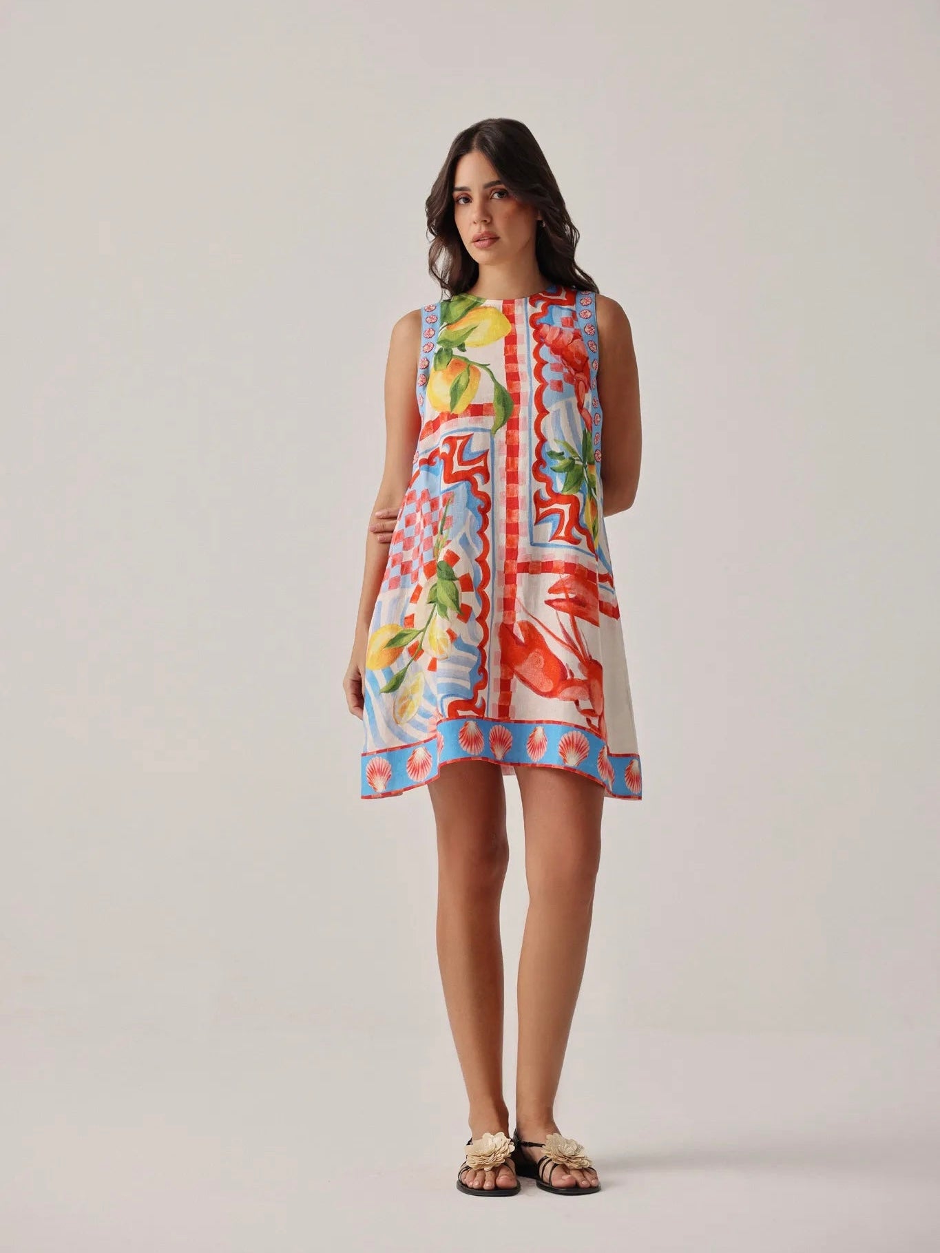 NOIB Harper Mini Dress- Summer Zest