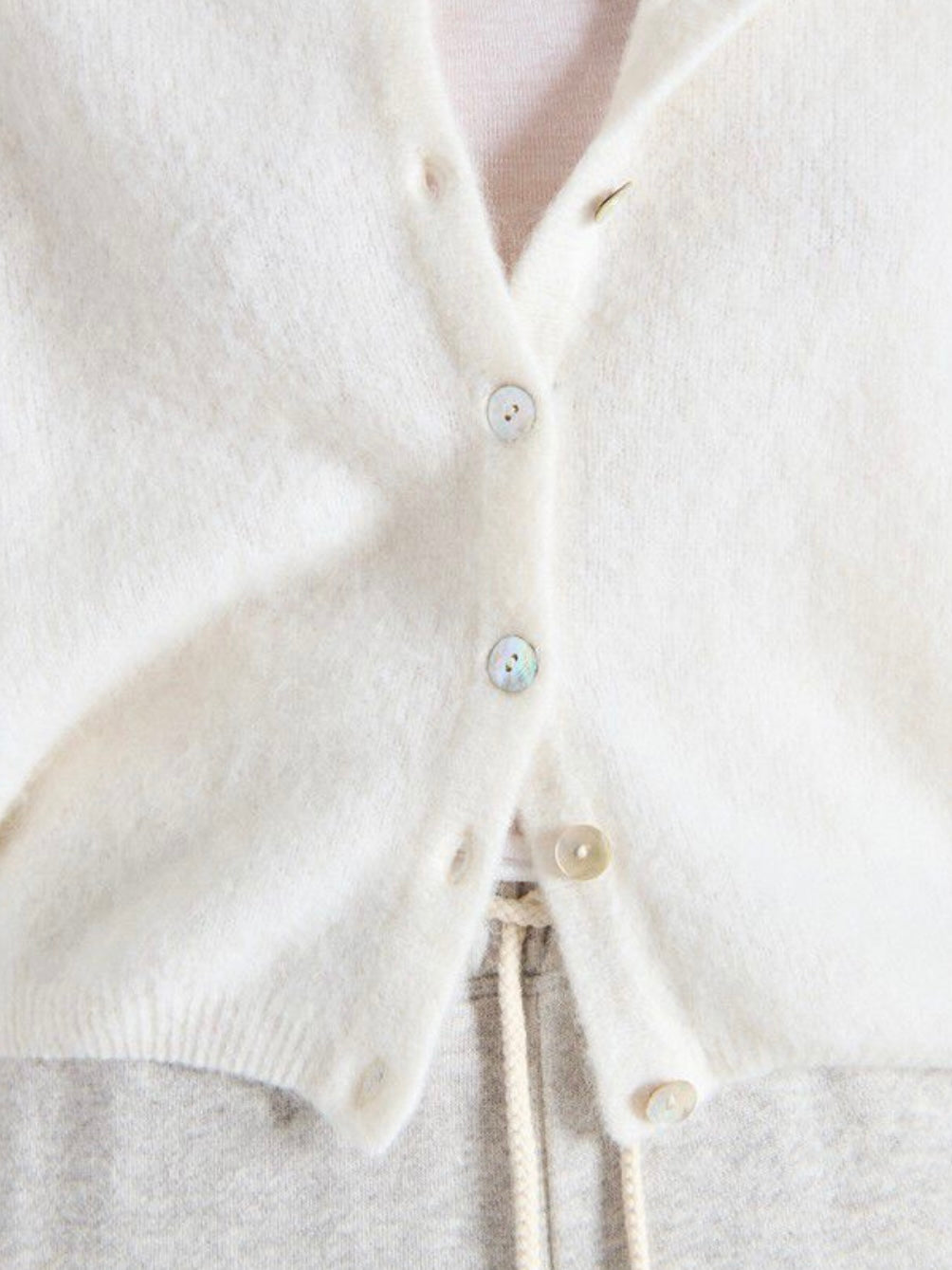 American Vintage Vitow Cardigan-White