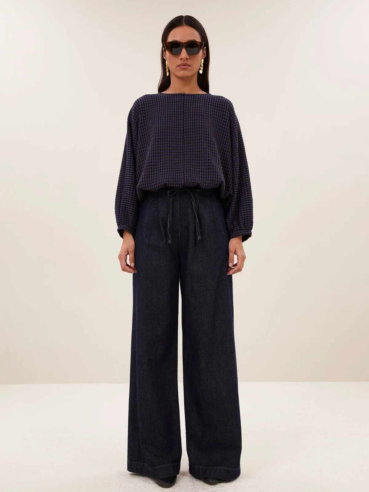 by_bar Gaya Blouse Galaxy Check
