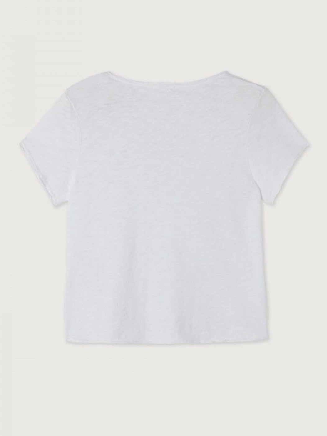 American Vintage Sonoma V neck T shirt-White