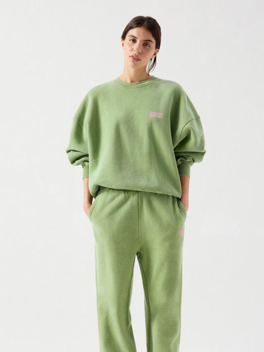 American Vintage Plizzy Sweatshirt-Vintage Lemongrass