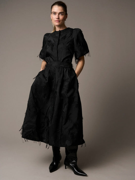 Pieszak Winnie Balloon Flamingo Skirt-Black