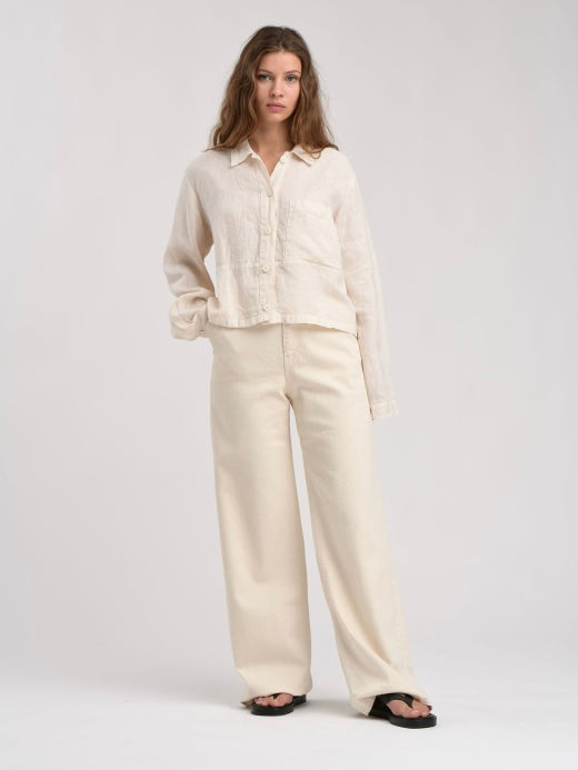 Humility Ecru Linen Jacket