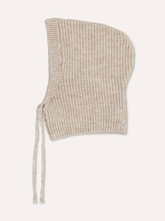 Humility Knitted Hood- Off White