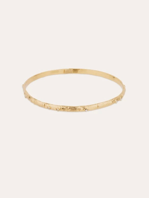 Gas Bijoux Bambou Mini Strass Bracelet