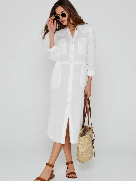 FIVE Rurik White Dress