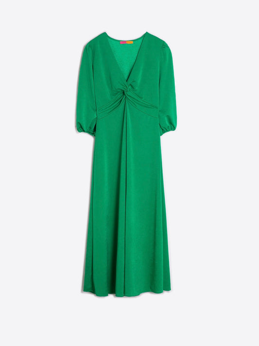 Vilagallo Carolina Dress Green Knit