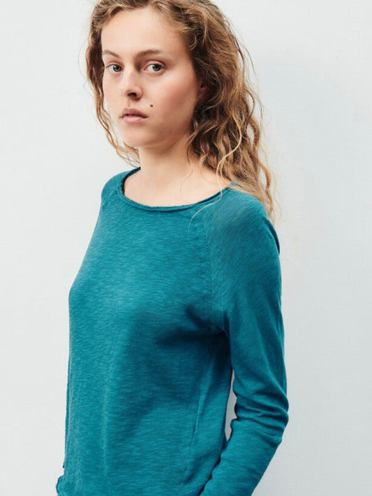 American Vintage Sonoma long sleeve top - Petrol