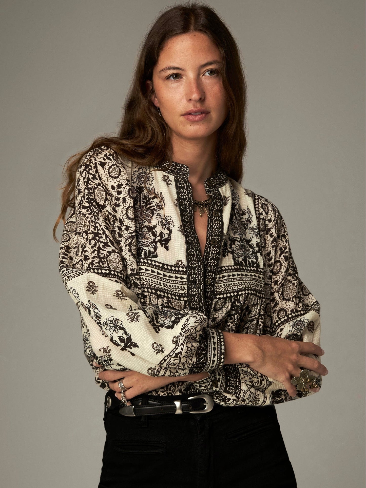 Maison Hotel Azar Blouse -Antique Bone