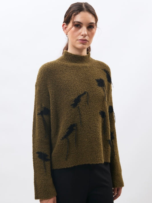 Humility Kawa Pullover-Khaki