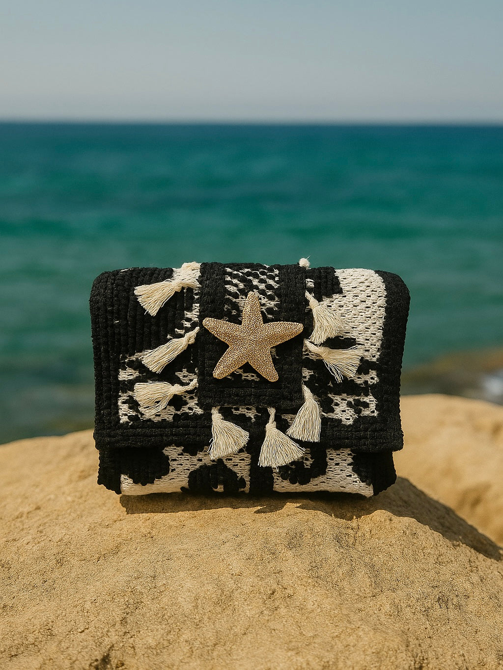 Sorena Summer Kilim Black Bag