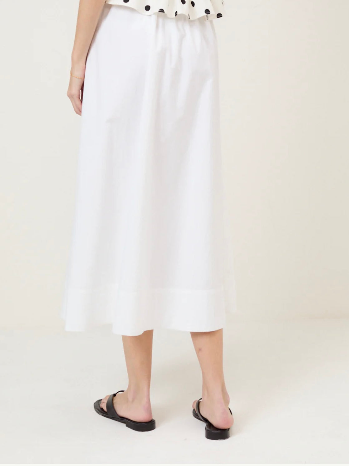 Nobody's Child Kitty Skirt Petite-White