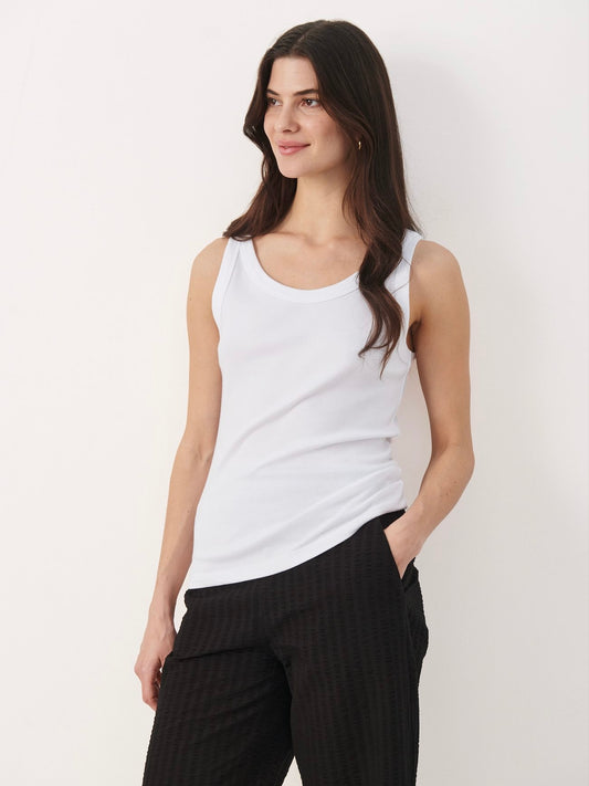 Part Two Arvida Vest Top White