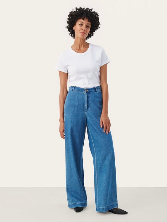 Part Two Coralie Trousers Medium Blue Denim