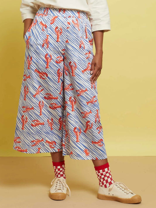 Palava Edith Ivory Lobster Trousers