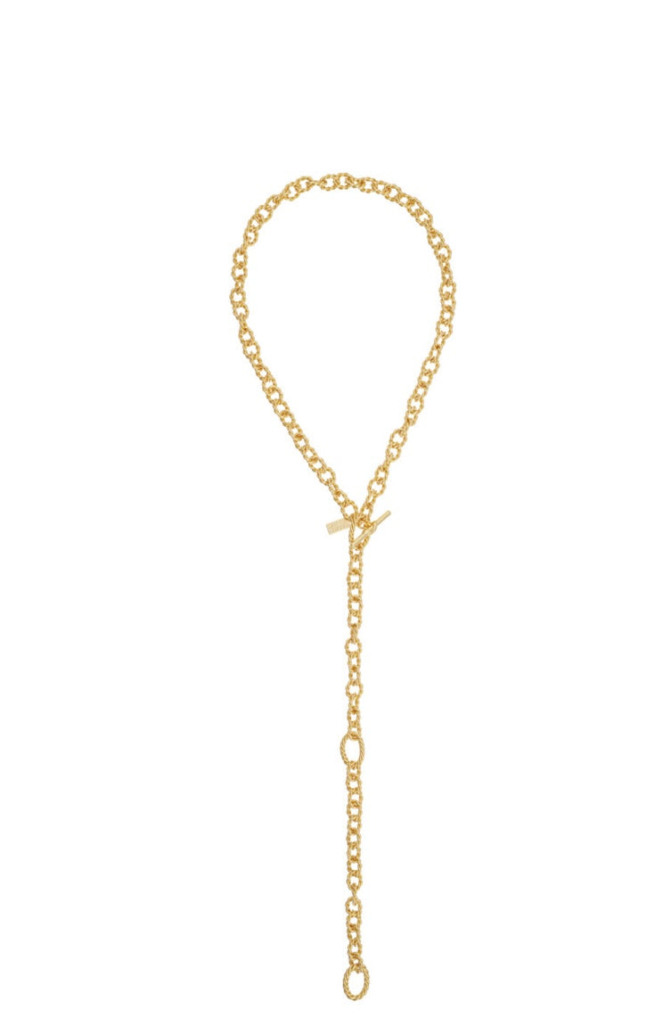 Tali's Chains Twist Lariat Necklace
