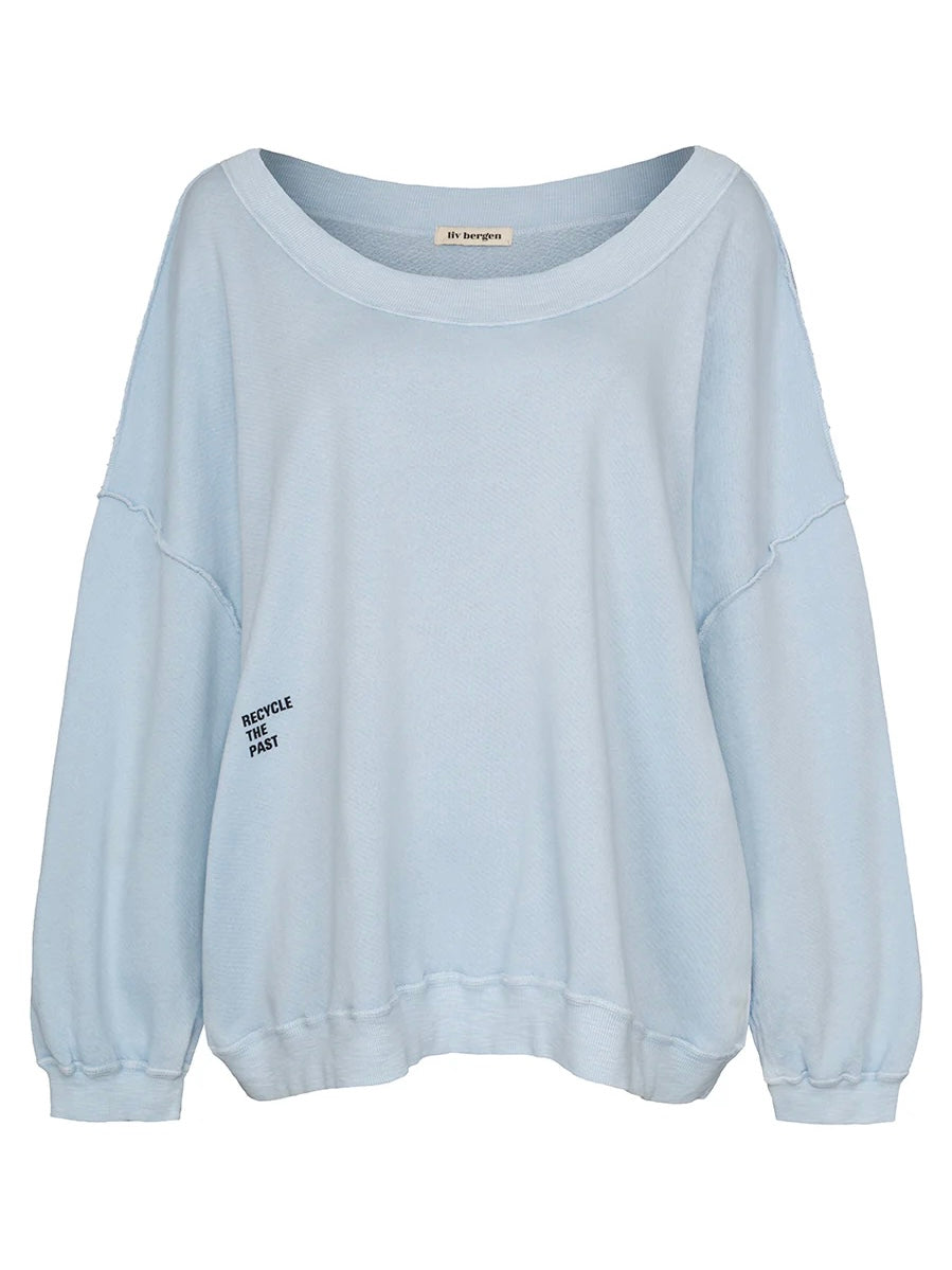 Liv Bergen Organic Sweatshirt-Sky Blue