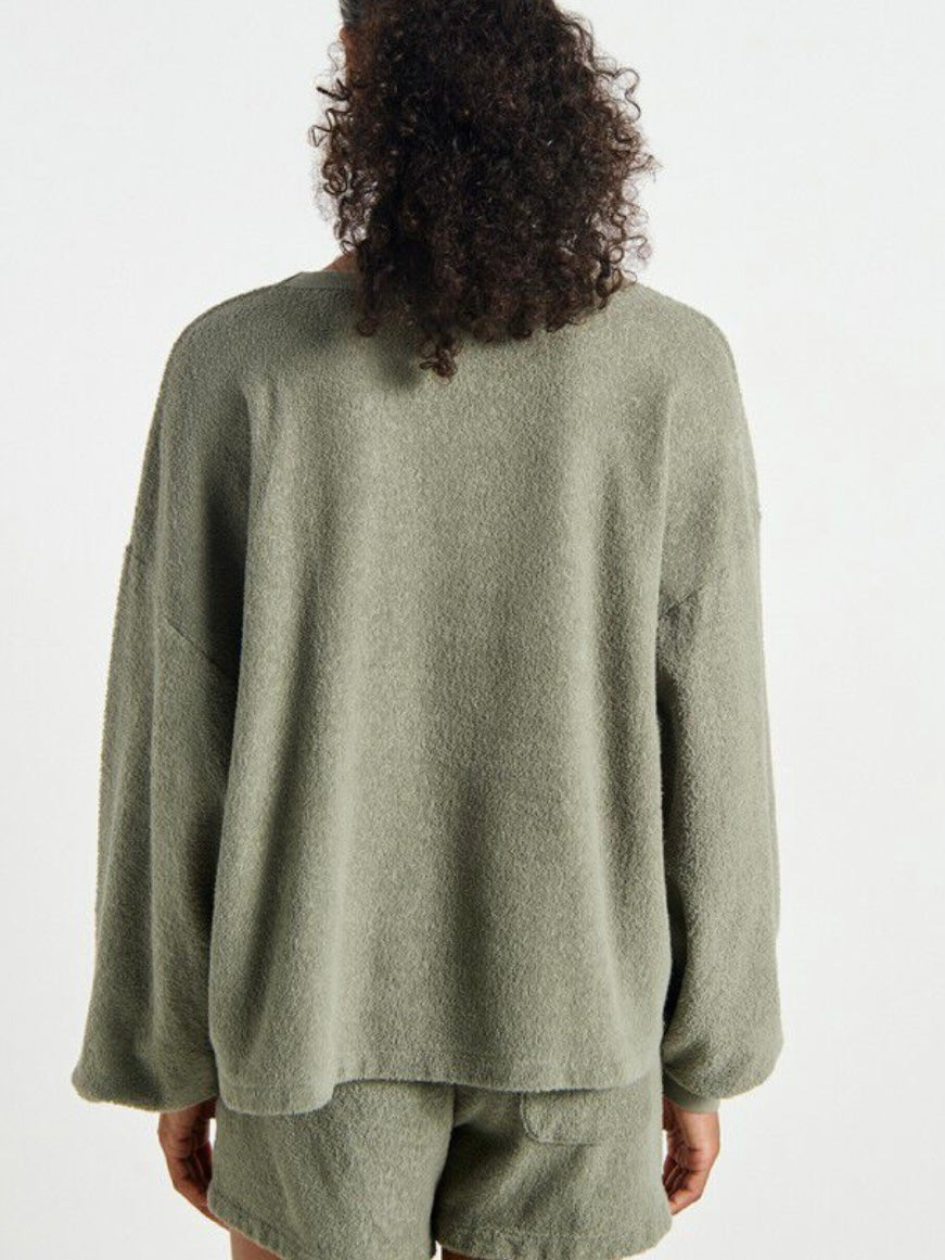 American Vintage Bobypark Sweatshirt-Clay