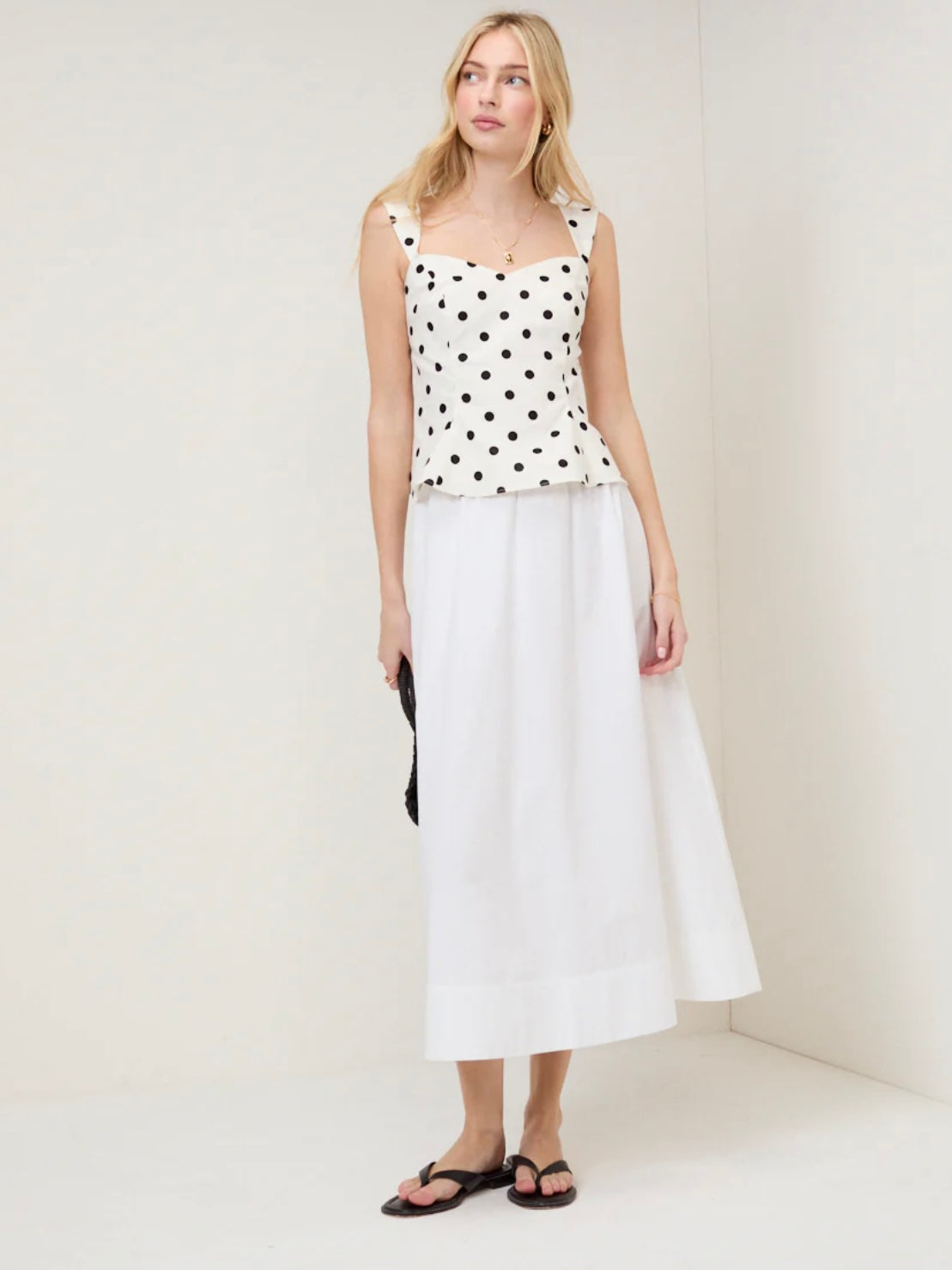 Nobody's Child Kitty Skirt Petite-White