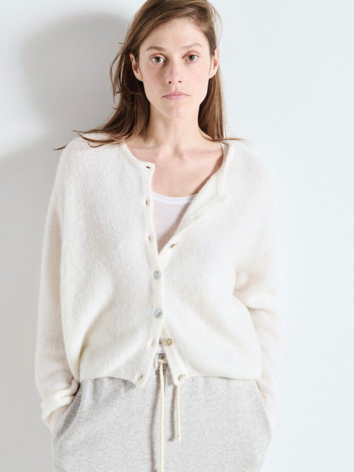 American Vintage Vitow Cardigan-White