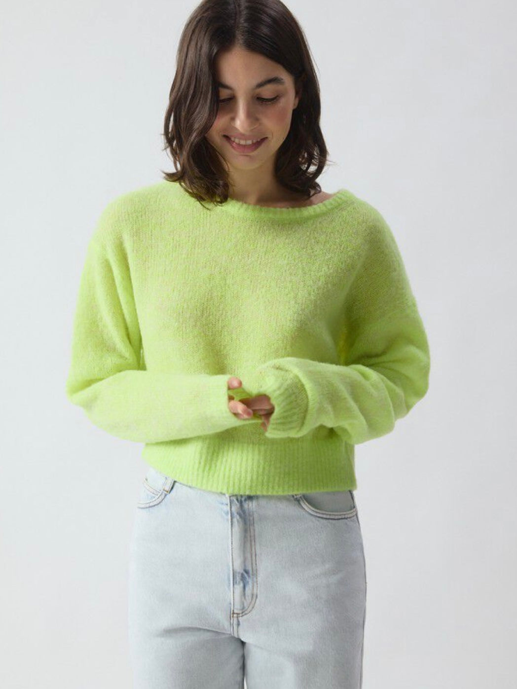 American Vintage Jumper Nuggy-Fluro Lemonade