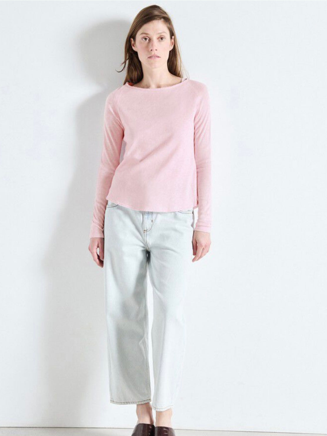 American Vintage Sonoma long sleeve top-Vintage Marshmallow