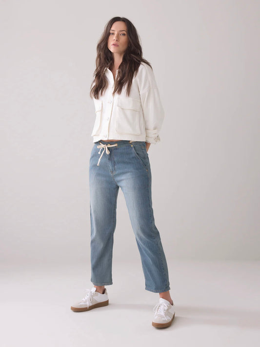 Summum Loose fit Stripe Jeans