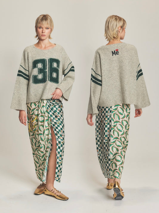 Me369 Laurel Sweater-Sporty Jade