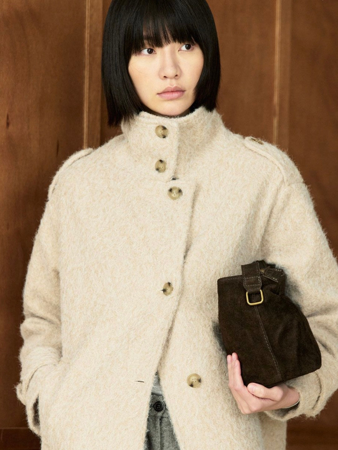 Humility Katsuko Beige Coat