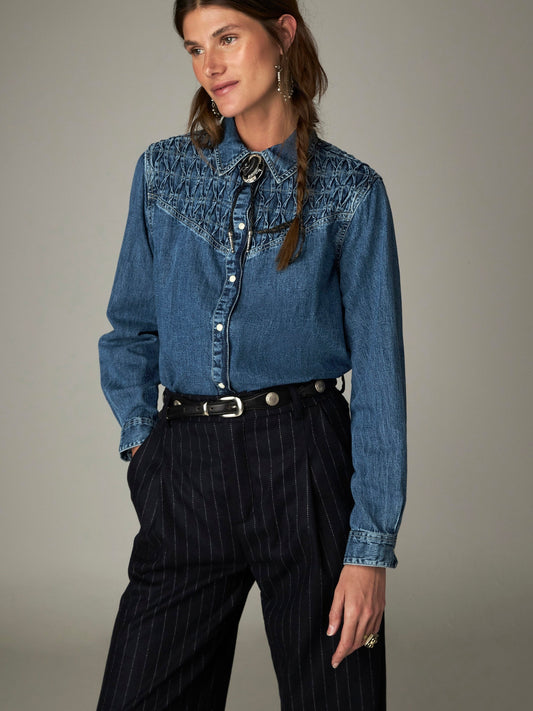 Maison Hotel Kumud Blue Denim Shirt
