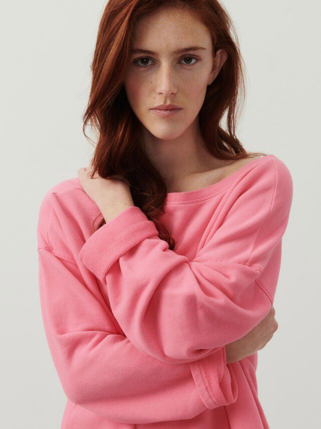 American Vintage Hapylife Sweatshirt Vintage Bubblegum