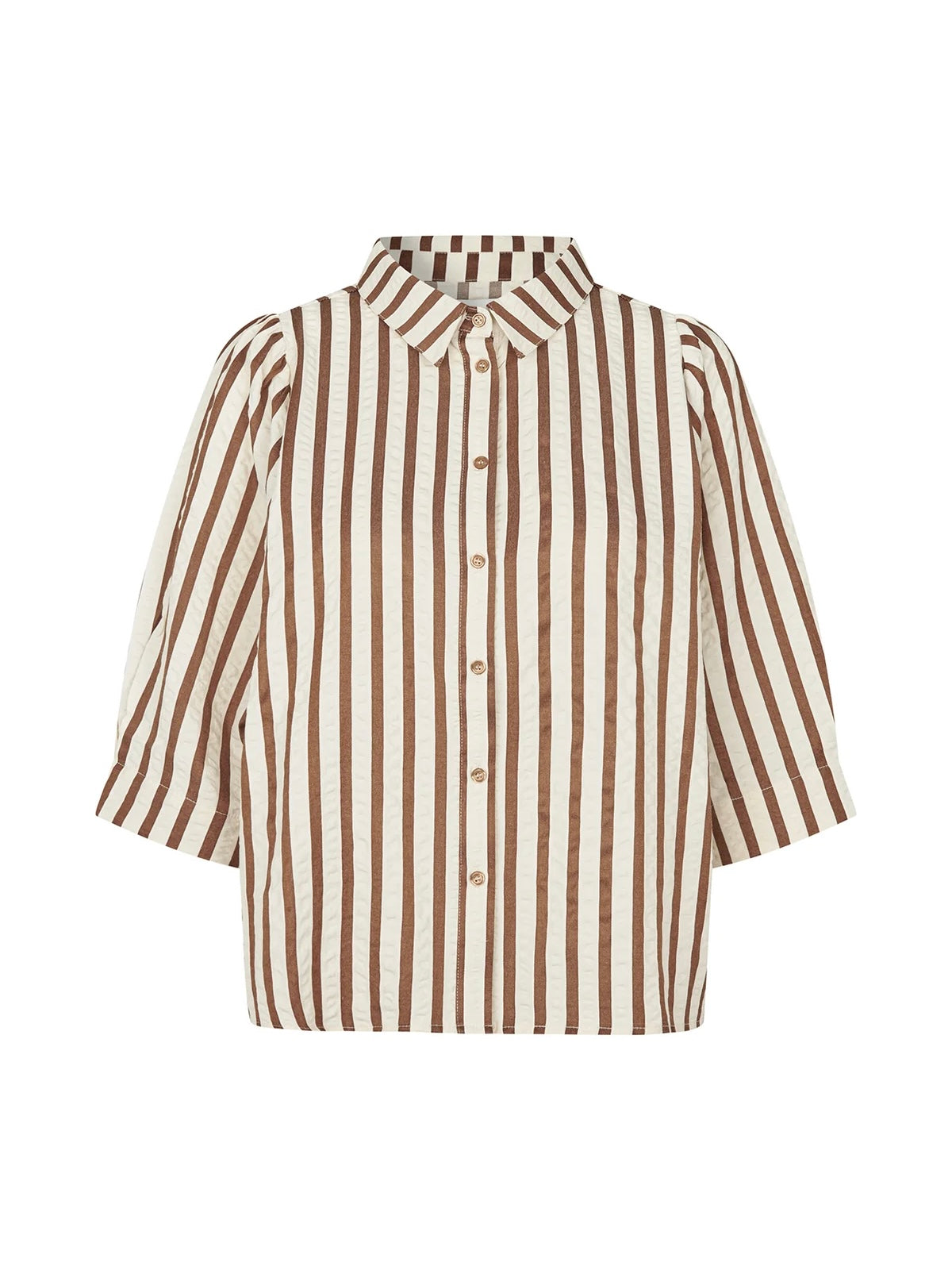 Lollys Laundry BonoLL Shirt-Dark Mokka