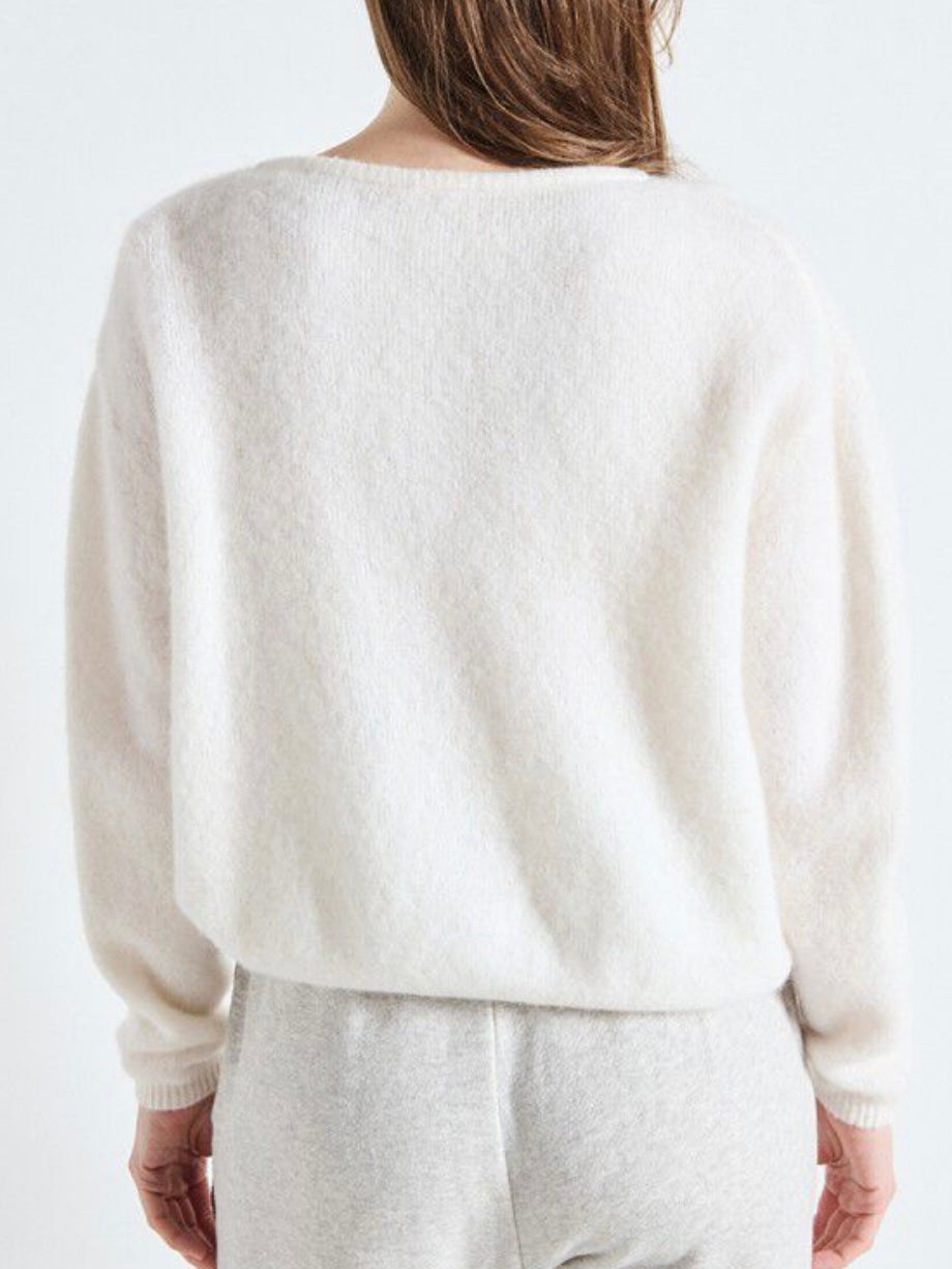 American Vintage Vitow Cardigan-White