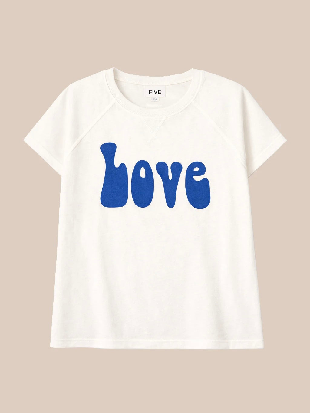 FIVE Love T Shirt -Off White
