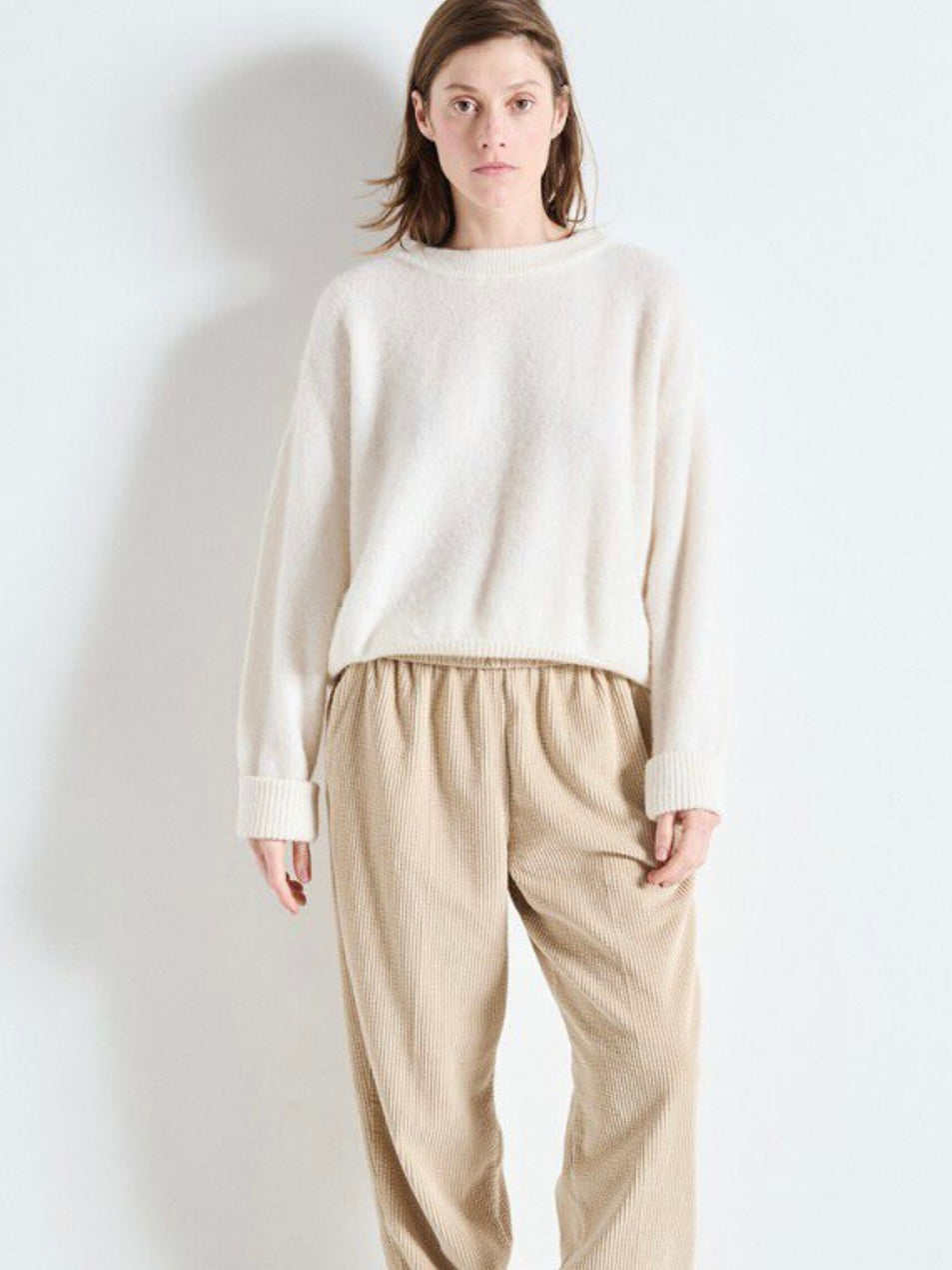 American Vintage Vitow Jumper White
