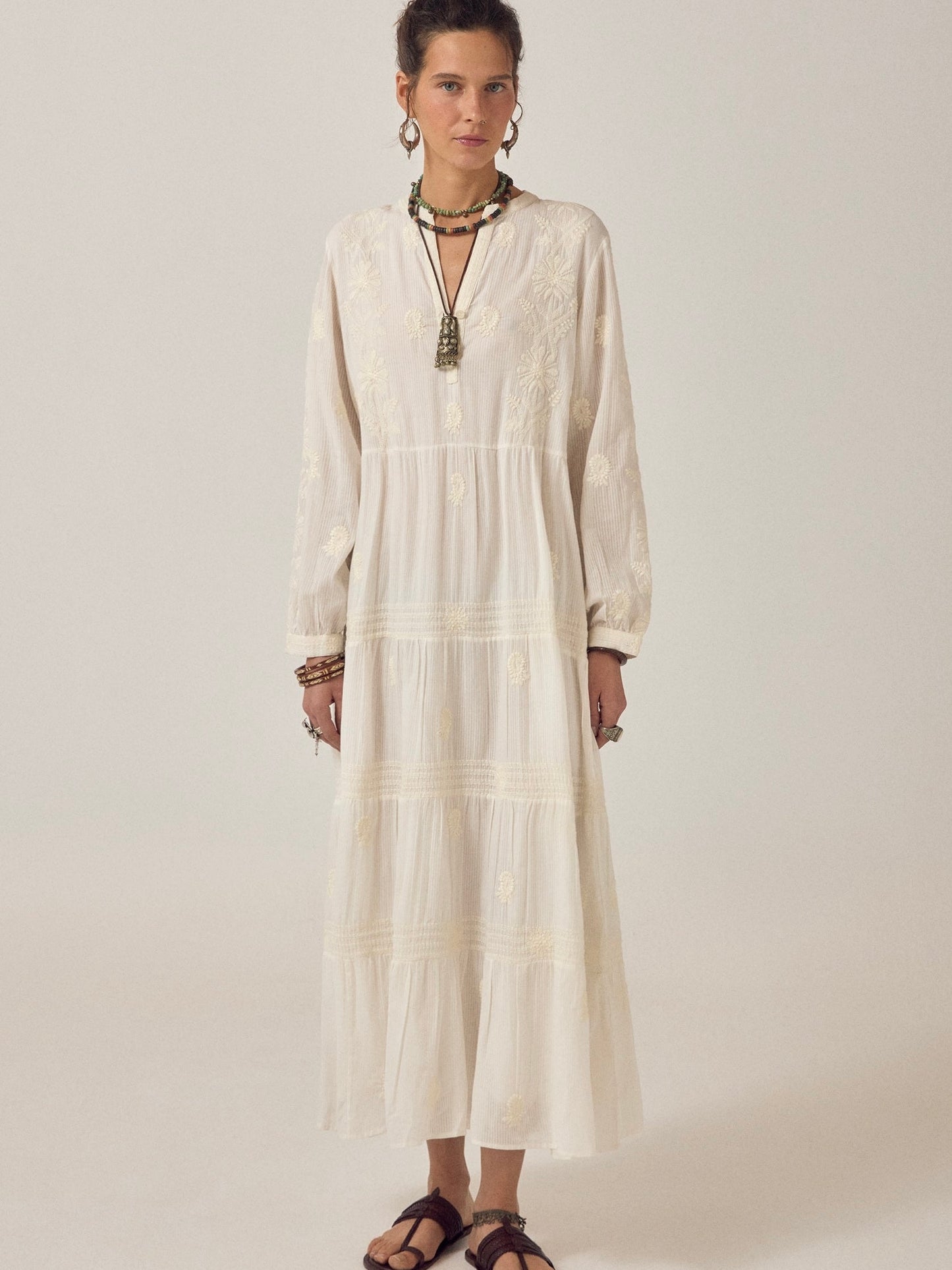 Maison Hotel Lala Dress-Off White