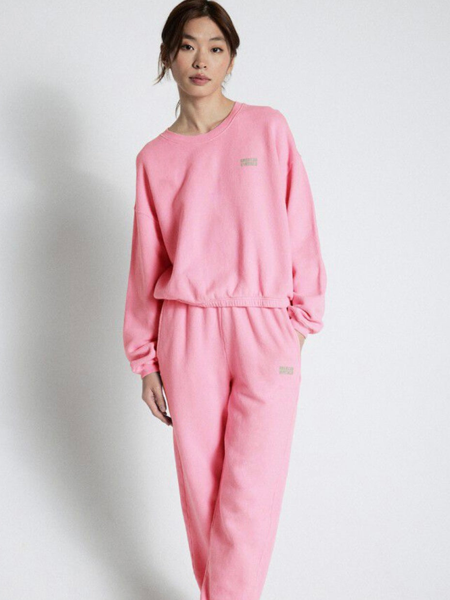 American Vintage Izubird Sweatshirt-Vintage Pink