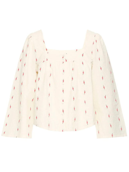 Atelier Rêve Irdory Square Neck Blouse