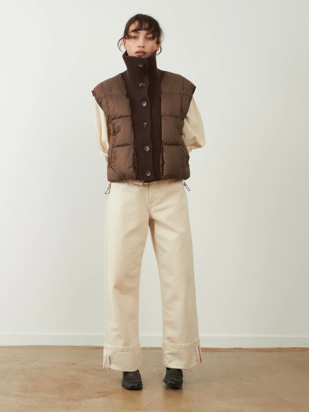 Orfeo Paris Jenson Chocolate Gilet
