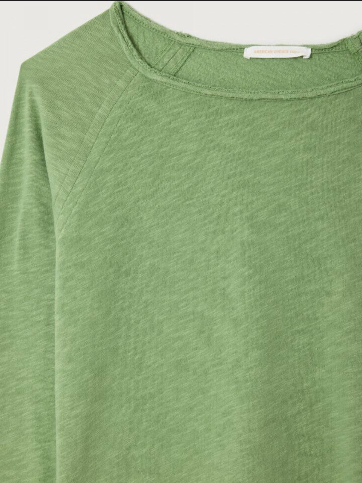 American Vintage Sonoma long sleeve top-Vintage Lemongrass